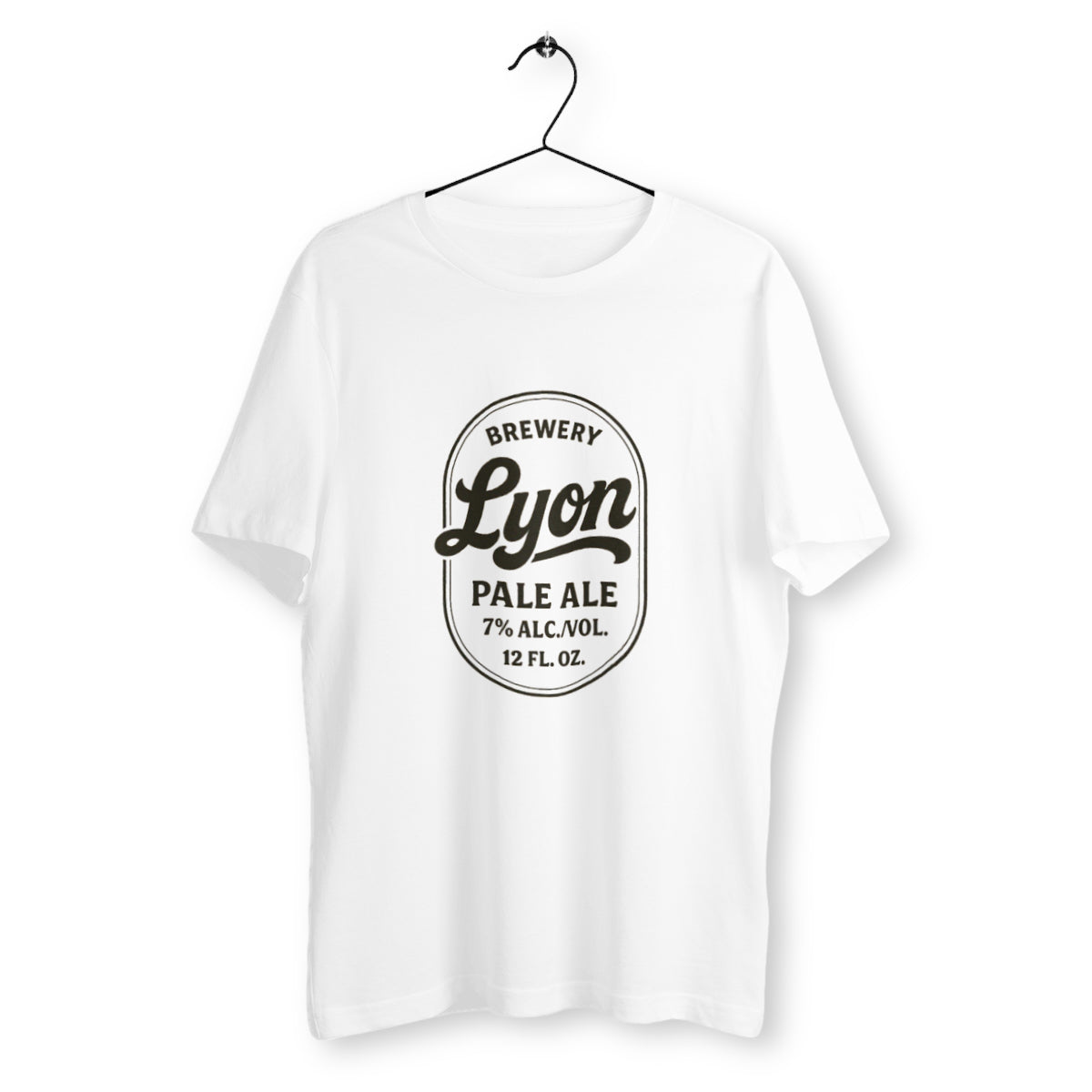 T-shirt 'Lyon brewery Pale ale' - face_blanc