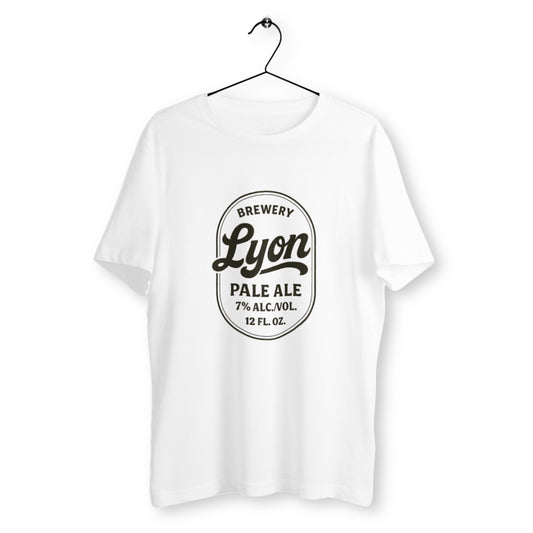 T-shirt 'Lyon brewery Pale ale' - face_blanc