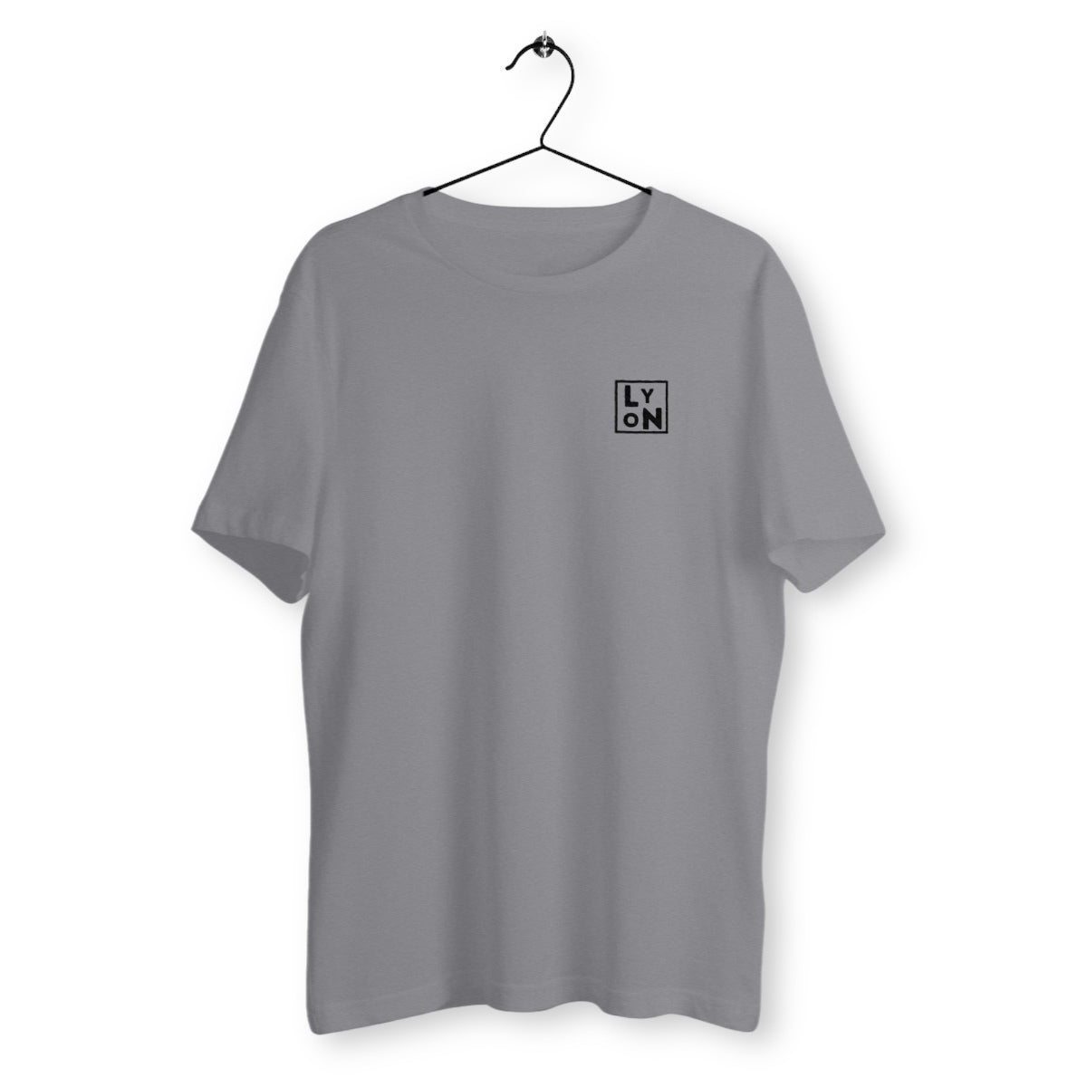 T-shirt 'Lyon ecusson' - face_gris