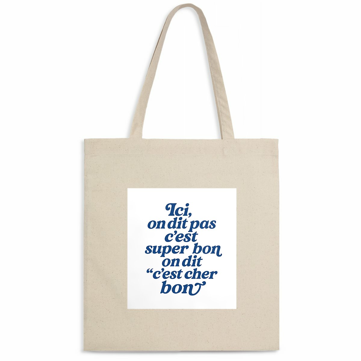 Totebag 'Cher bon' - face_naturel